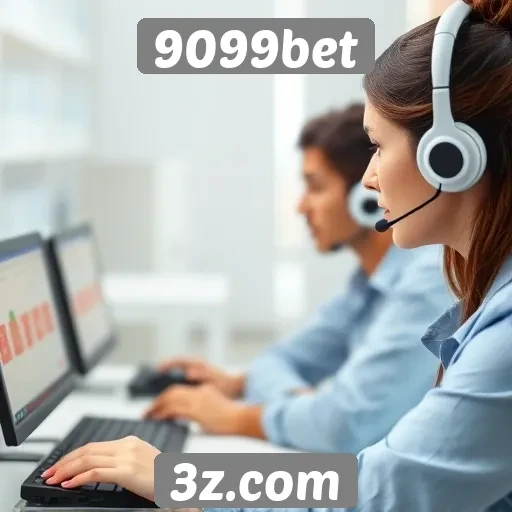 Atendimento ao cliente no site 9099bet