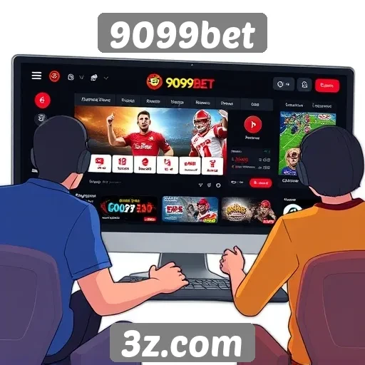 Relato sobre a experiência do usuário na navegação do 9099bet